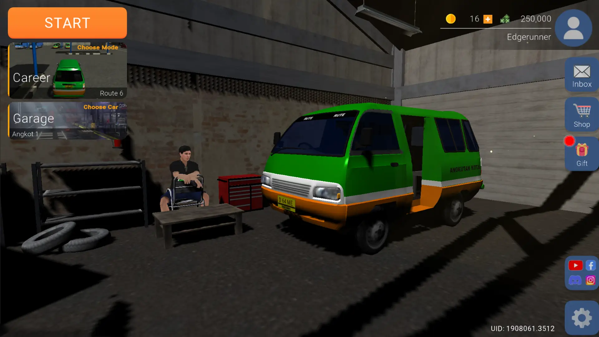 Screenshot Angkot d Game