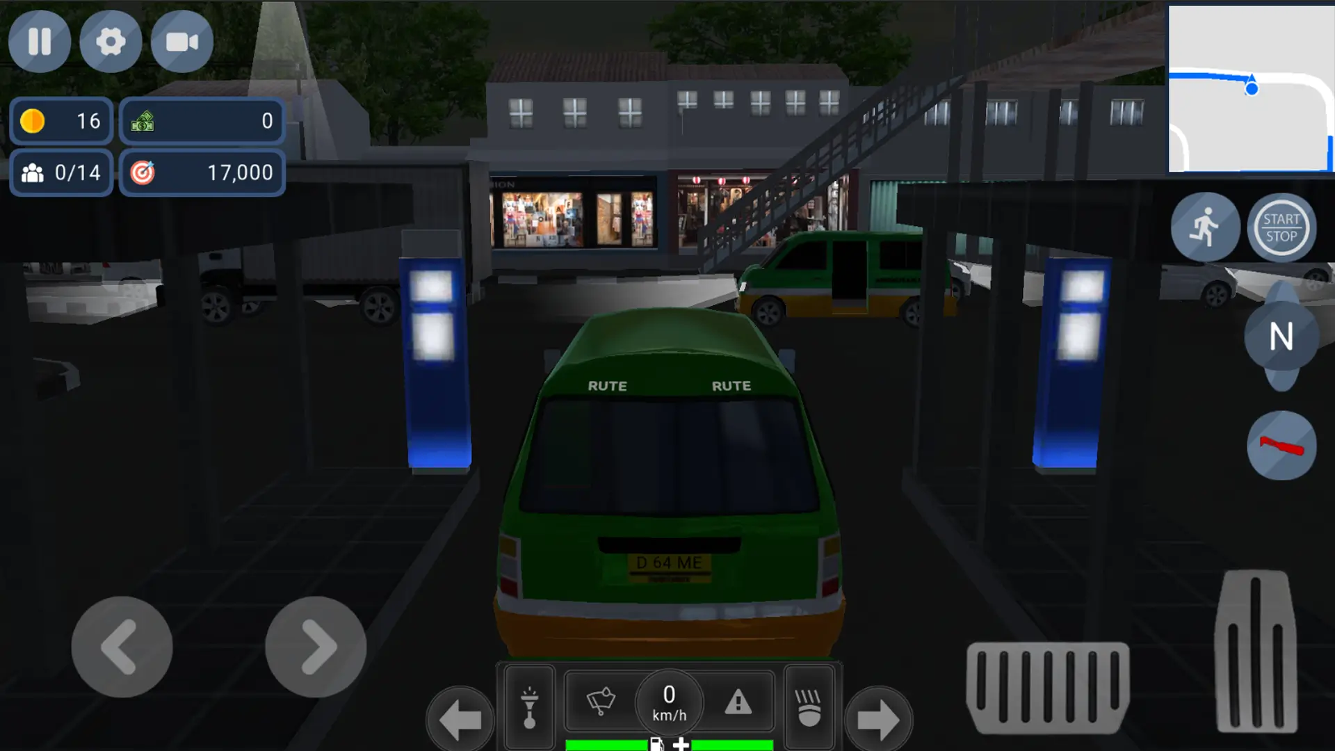 Jalanan malam Angkot d Game